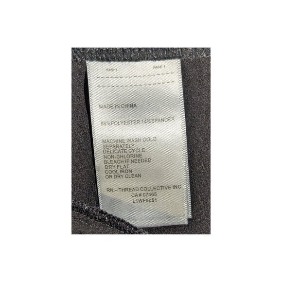 ⚡Laundry by Shelli Segal Black Straight-Leg Dress Pants  Size 12 Preowned - Picture 7 of 7